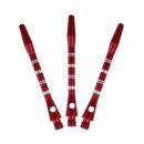 Dartschaft Karella Alu Stripe Shaft Medium rot