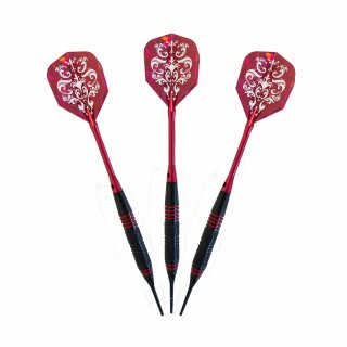 3er Set Softdarts Harrows Pirate 16 g rot