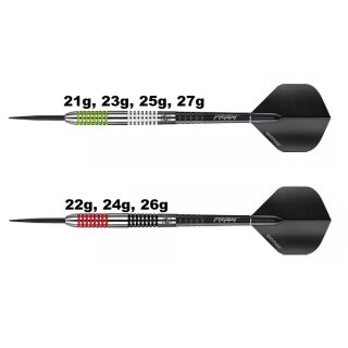 3er Set Steeldarts Winmau Ton Machine 22g