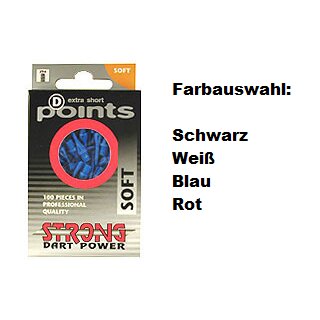 Spitzen Strong D Points 100er Softpoints schwarz