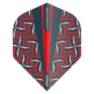 Dart Flights Red Dragon Hardcore Radical Rope Print rot - 6525