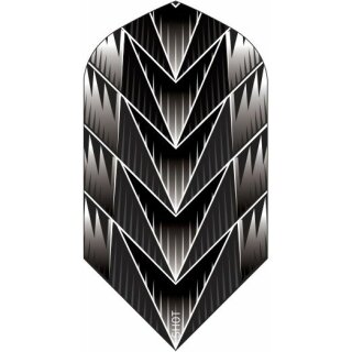 Dart Flights Shot Slim Tribal Weapon schwarz SF6543