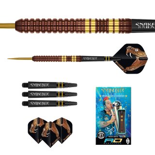 3er Set Steeldarts Red Dragon Snakebite Copper Fusion