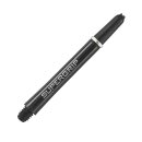 Dartschaft Harrows Supergrip Shaft schwarz silber medium...