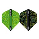 Dart Flights Red Dragon Yin Yang Yellow & Green 6973