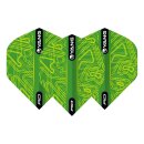 Dart Flights Red Dragon Yin Yang Yellow & Green 6973